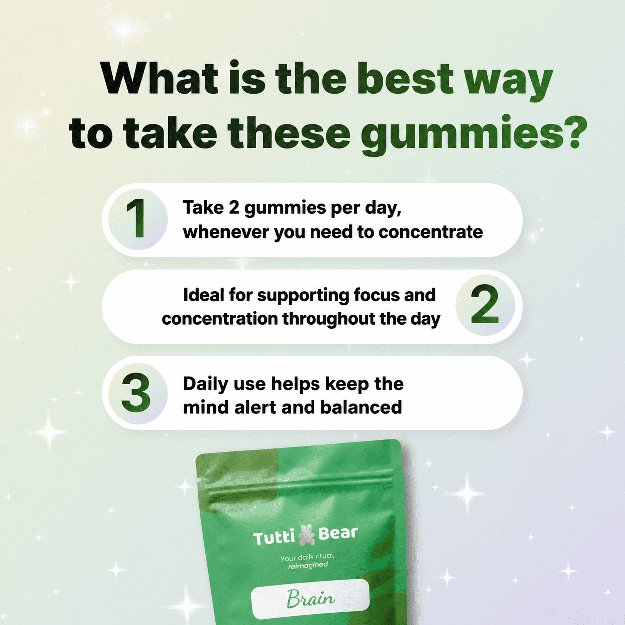 Focus & Concentration Gummies