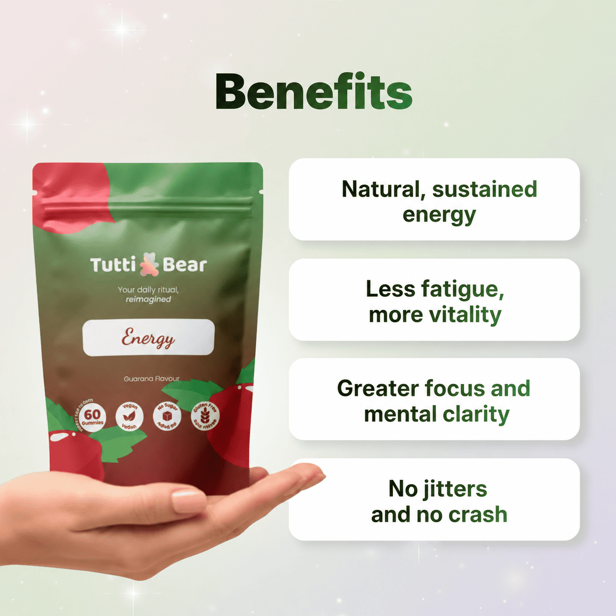 Energy Gummies with Guarana