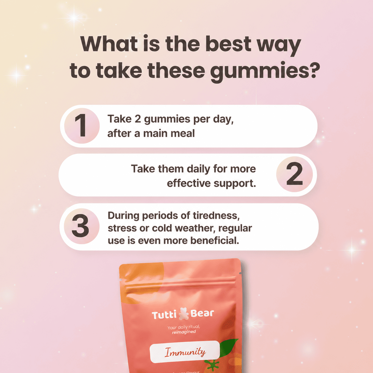 Immunity & Defense Gummies with Echinacea
