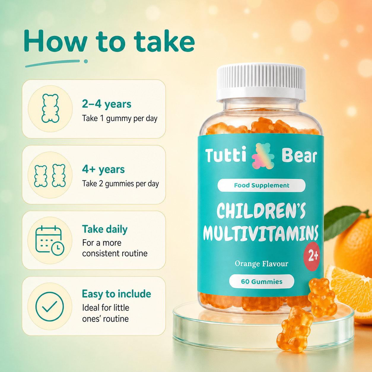 Multivitamin Gummies for Kids (+2 years)